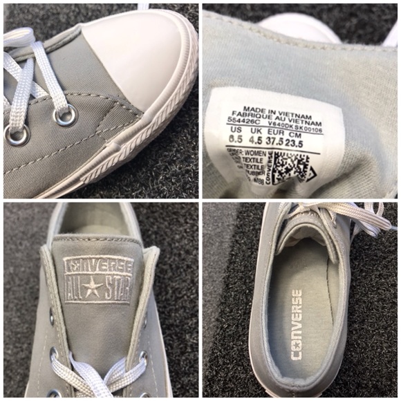 NWT Converse Ctas Gemma OX Dolphin LT W AUTHENTIC - Picture 7 of 7